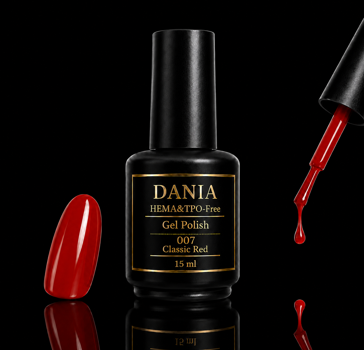 007 Classic Red | Gel Polish HEMA & TPO Free 15ml