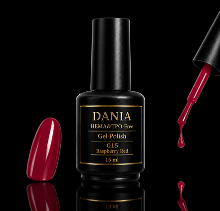 DANIÀ Gel Polish 015 Raspberry Red 15 ml
