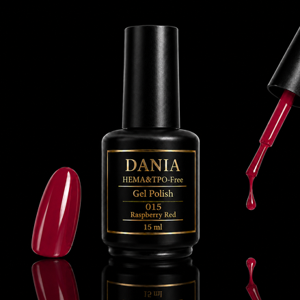 DANIÀ Gel Polish 015 Raspberry Red 15 ml