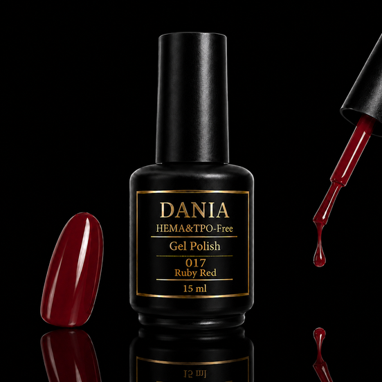 DANIÀ Gel Polish 017 Ruby Red 15 ml