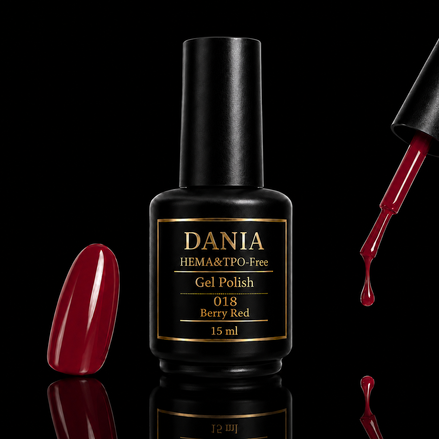 DANIÀ Gel Polish 018 Berry Red 15 ml