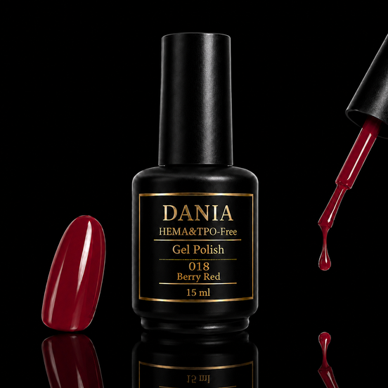 DANIÀ Gel Polish 018 Berry Red 15 ml