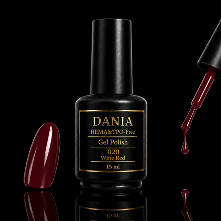 DANIÀ Gel Polish 020 Wine Red 15 ml