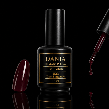 DANIÀ Gel Polish 023 Dark Burgundy 15 ml