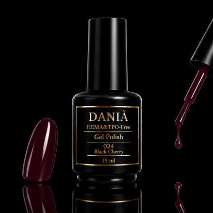 024 Black Cherry | Gel Polish HEMA & TPO Free 15ml