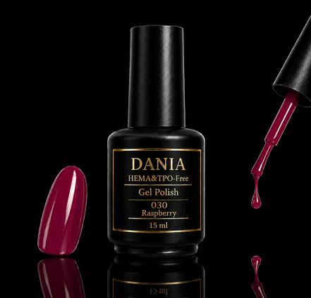 030 Raspberry | Gel Polish HEMA & TPO Free 15ml