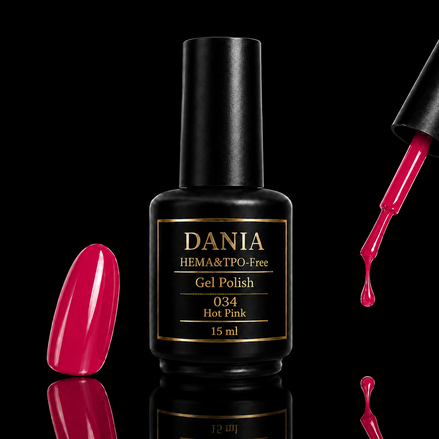 DANIÀ Gel Polish 034 Hot Pink 15 ml
