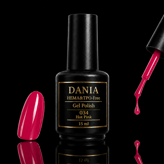 DANIÀ Gel Polish 034 Hot Pink 15 ml