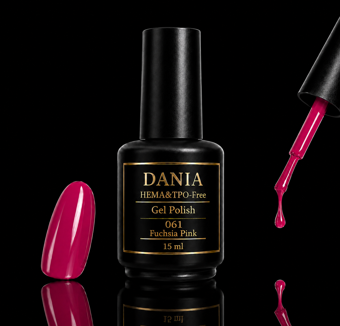 061 Fuchsia Pink | Gel Polish HEMA & TPO Free 15ml