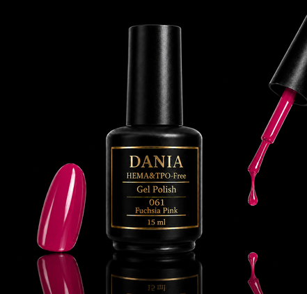 061 Fuchsia Pink | Gel Polish HEMA & TPO Free 15ml