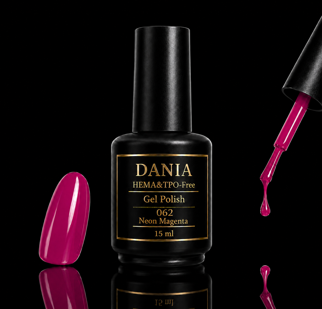 062 Neon Magenta | Gel Polish HEMA & TPO Free 15ml