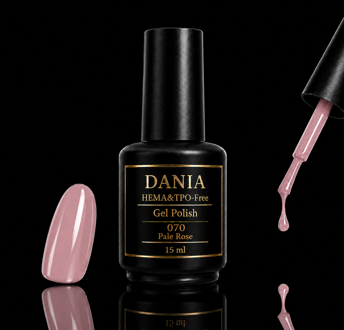 070 Pale Rose | Gel Polish HEMA & TPO Free 15ml
