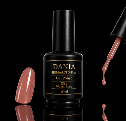 089 Warm Rose | Gel Polish HEMA & TPO Free 15ml