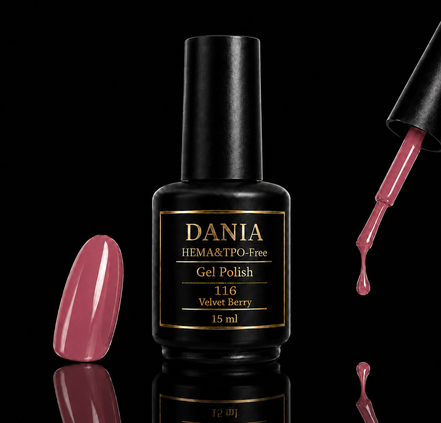 116 Velvet Berry| Gel Polish HEMA & TPO Free 15ml