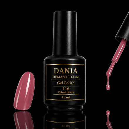 DANIÀ Gel Polish 116 Velvet Berry 15 ml
