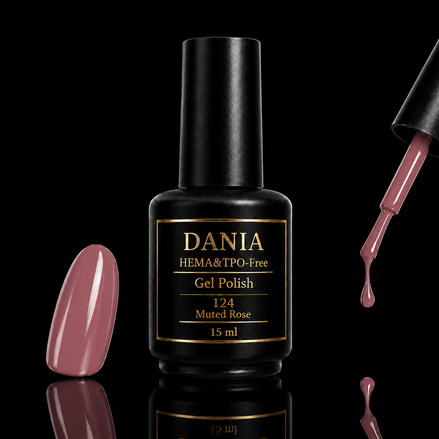 DANIÀ Gel Polish 124 Muted Rose 15 ml
