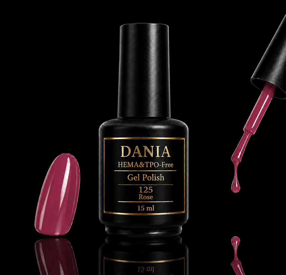 125 Rose | Gel Polish HEMA & TPO Free 15ml