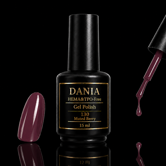 DANIÀ Gel Polish 130 Muted Berry 15 ml