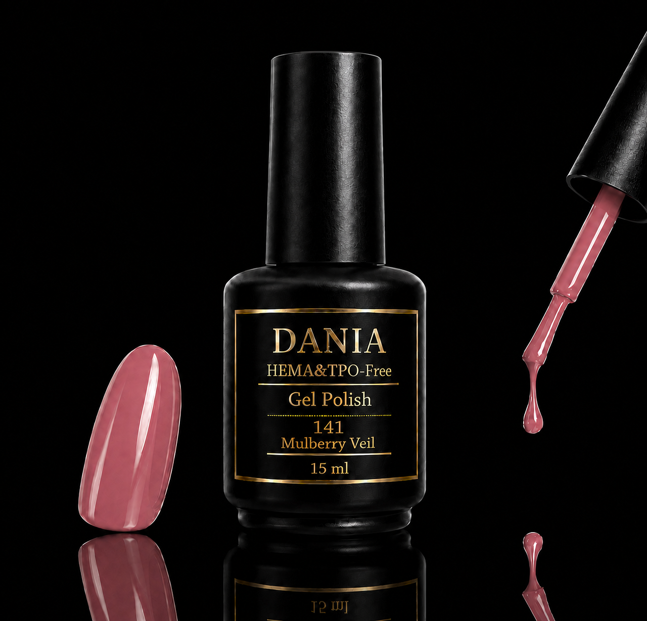141 Rose Pink | Gel Polish HEMA & TPO Free 15ml