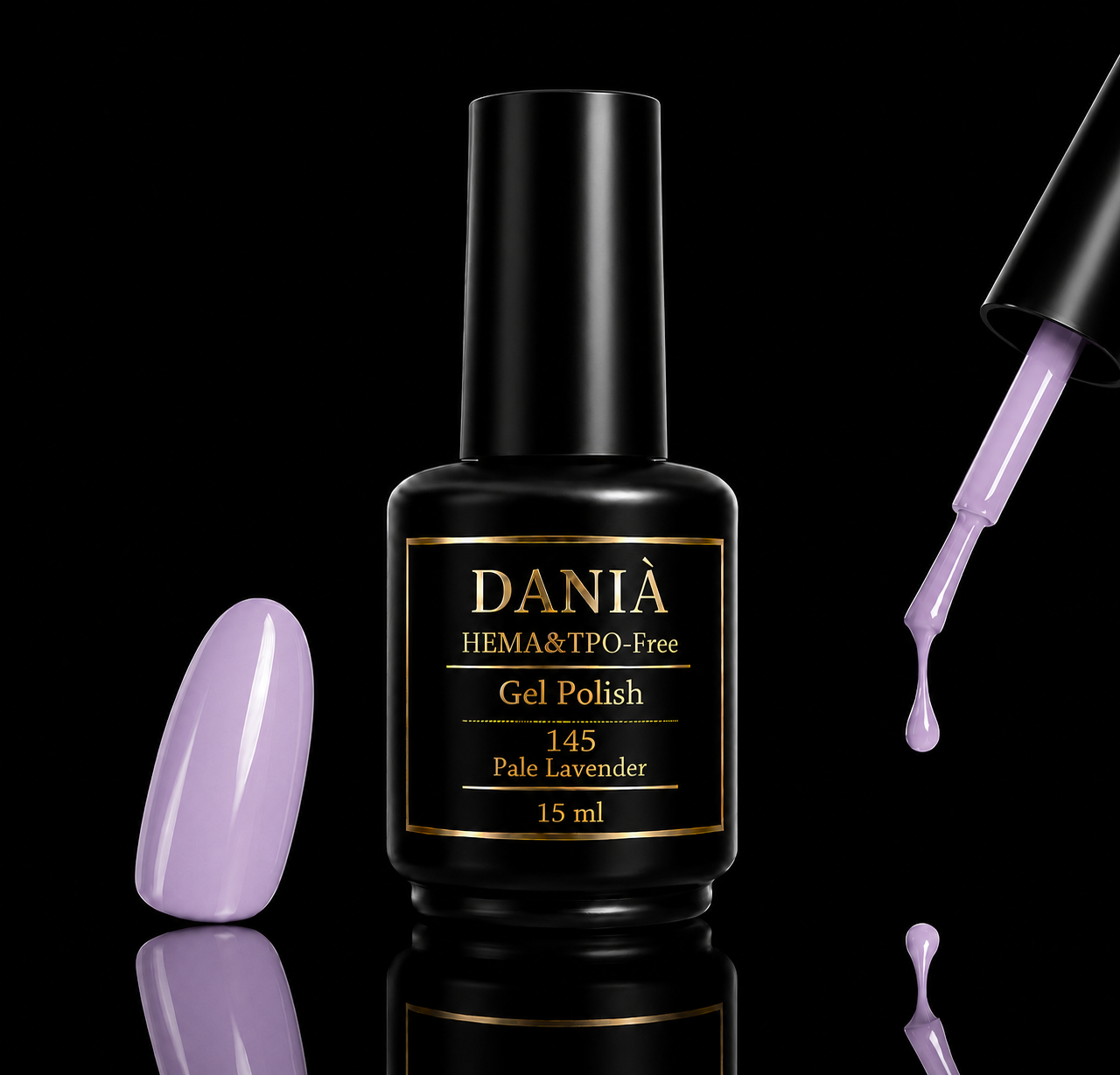 DANIÀ Gel Polish 145 Pale Lavender 15 ml