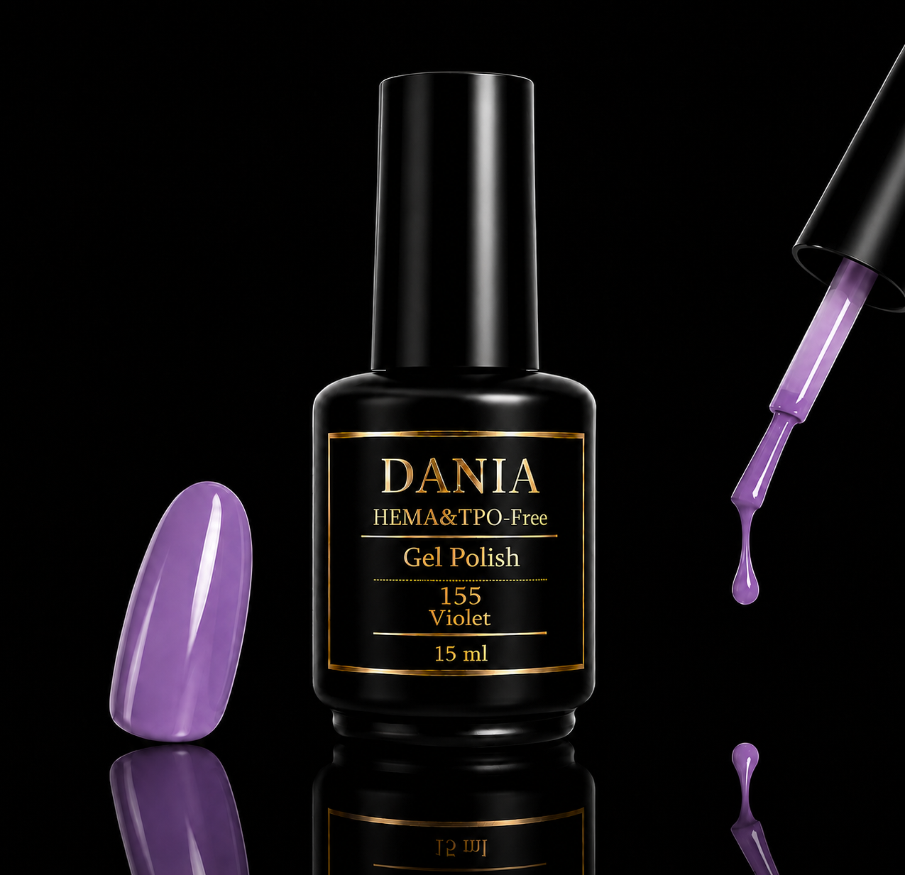 DANIÀ Gel Polish 155 Violet 15 ml