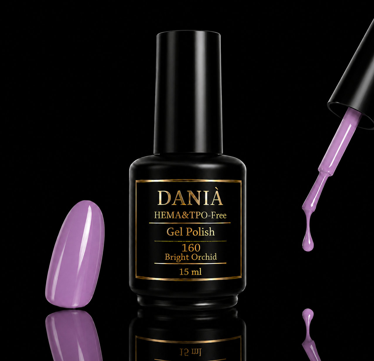 DANIÀ Gel Polish 160 Bright Orchid 15 ml