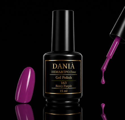 DANIÀ Gel Polish 163 Berry Purple 15 ml