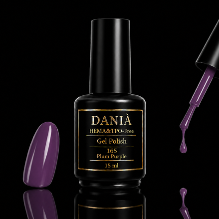DANIÀ Gel Polish 165 Plum Purple 15 ml