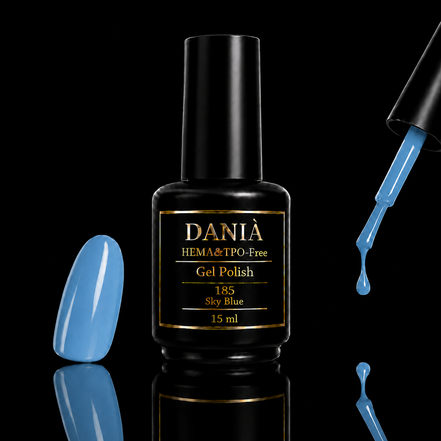DANIÀ Gel Polish 185 Sky Blue 15 ml
