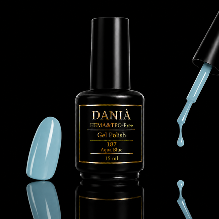 DANIÀ Gel Polish 187 Aqua Blue 15 ml