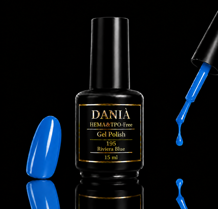 195 Riviera Blue | Gel Polish HEMA & TPO Free 15ml