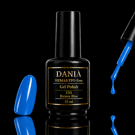 195 Riviera Blue | Gel Polish HEMA & TPO Free 15ml
