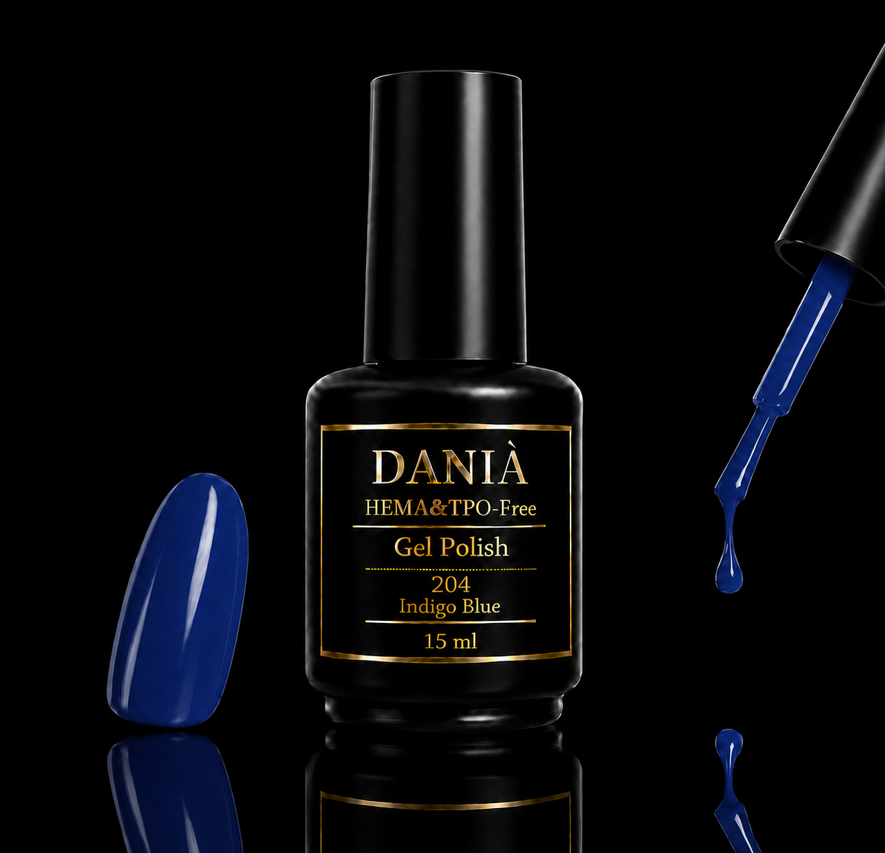 DANIÀ Gel Polish 204 Indigo Blue 15 ml
