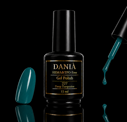 DANIÀ Gel Polish 227 Deep Turquoise 15 ml