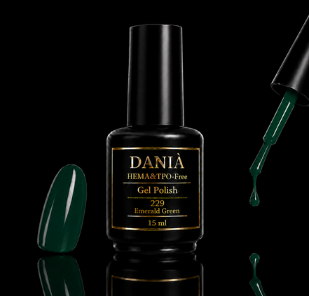 DANIÀ Gel Polish 229 Emerald Green 15 ml
