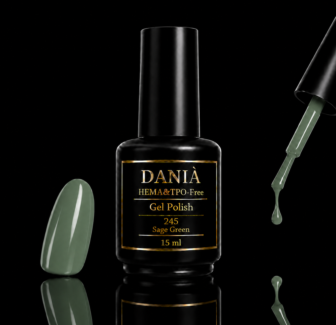 DANIÀ Gel Polish 245 Sage Green 15 ml