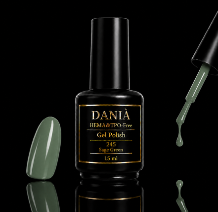 DANIÀ Gel Polish 245 Sage Green 15 ml