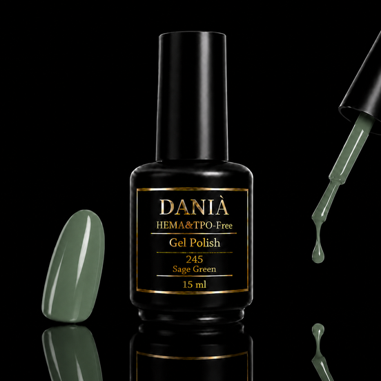 DANIÀ Gel Polish 245 Sage Green 15 ml