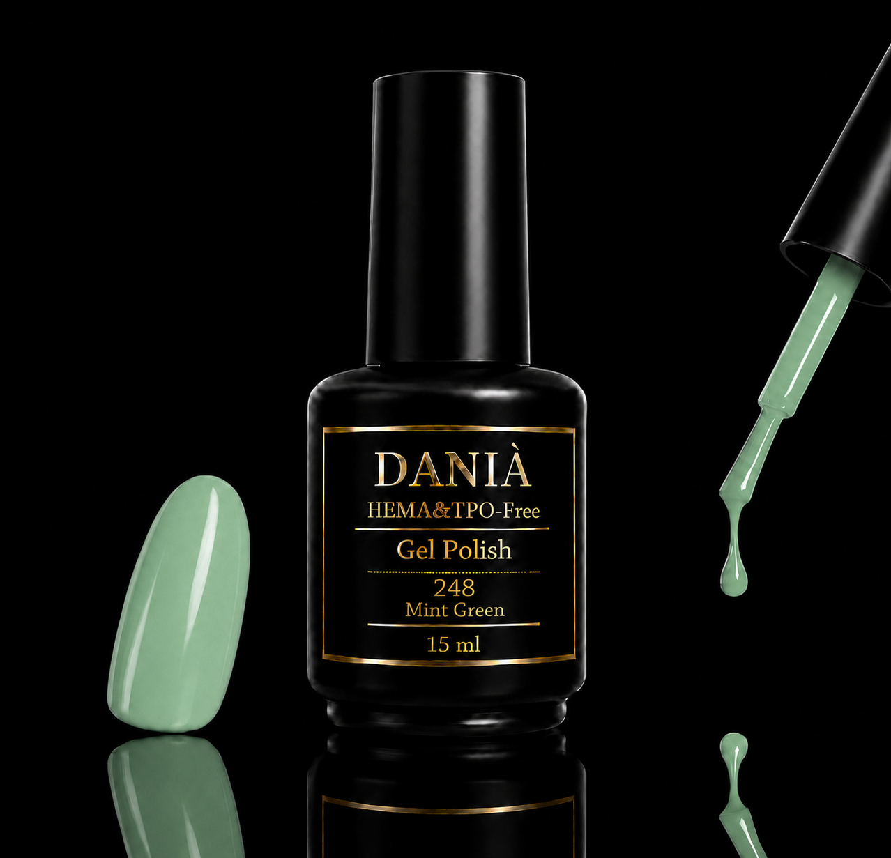 DANIÀ Gel Polish 248 Mint Green 15 ml