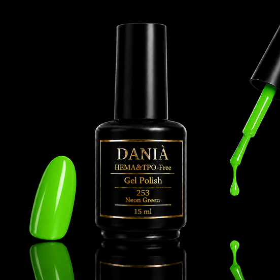 DANIÀ Gel Polish 253 Neon Green 15 ml