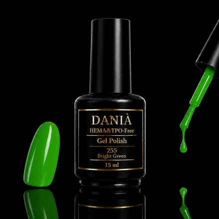 DANIÀ Gel Polish 255 Bright Green 15 ml