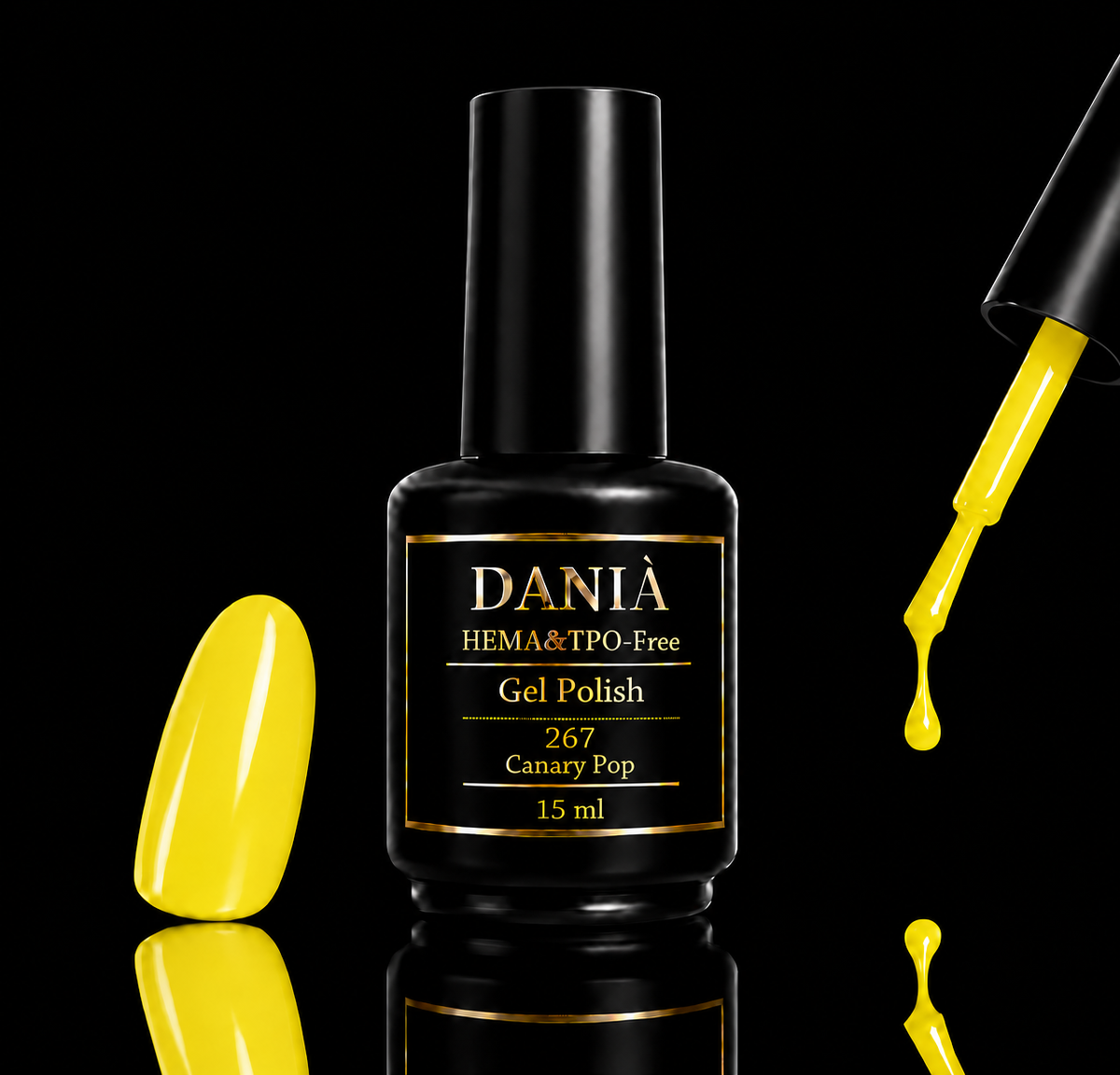 267 Canary Pop | Gel Polish HEMA & TPO Free 15ml