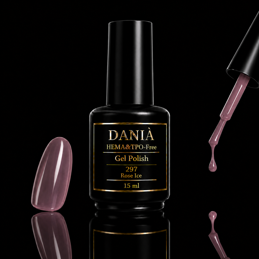 DANIÀ Gel Polish 297 Rose Ice 15 ml