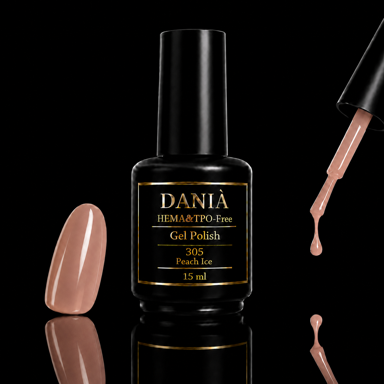 DANIÀ Gel Polish 305 Peach Ice 15 ml