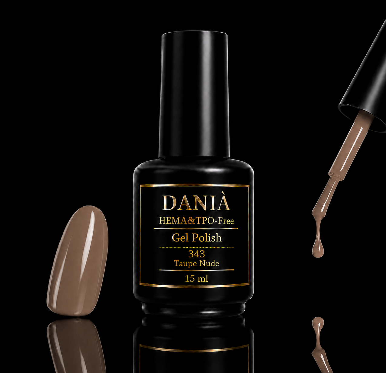 DANIÀ Gel Polish 343 Taupe Nude 15 ml