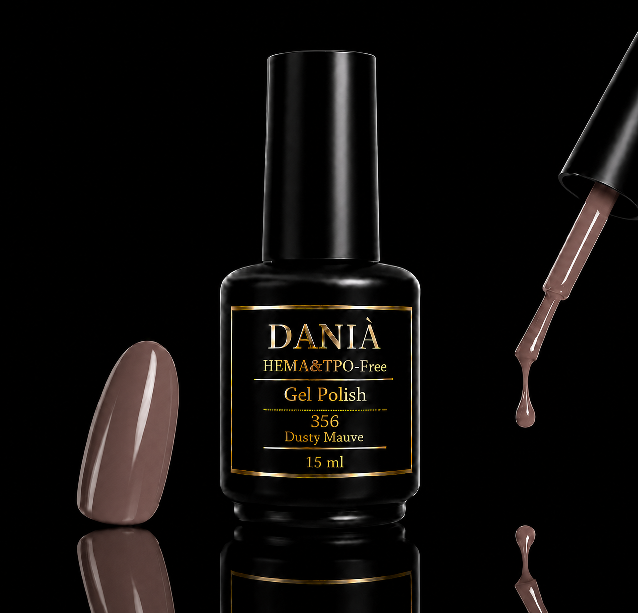 DANIÀ Gel Polish 356 Dusty Mauve 15 ml