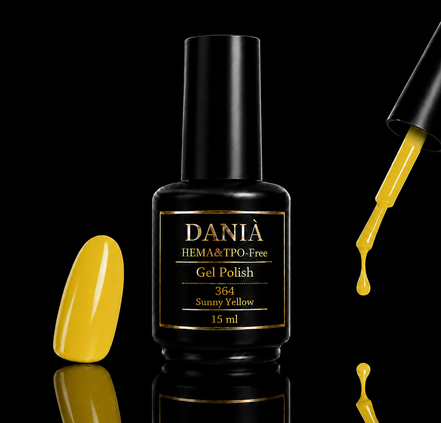 DANIÀ Gel Polish 364 Sunny Yellow 15 ml