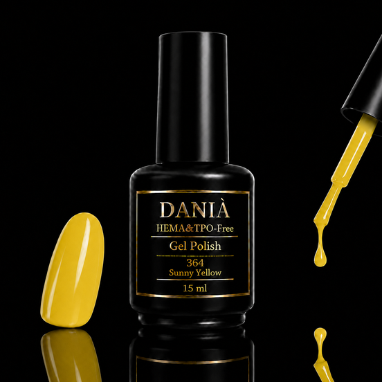 DANIÀ Gel Polish 364 Sunny Yellow 15 ml