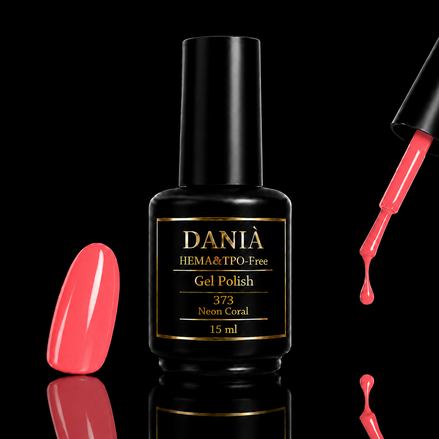 DANIÀ Gel Polish 373 Neon Coral 15 ml