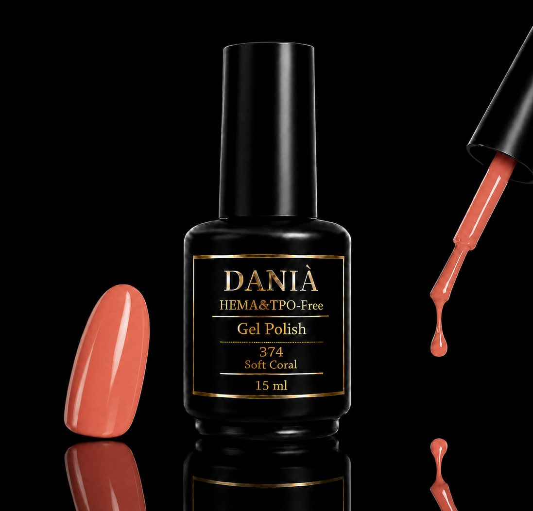 DANIÀ Gel Polish 374 Soft Coral 15 ml